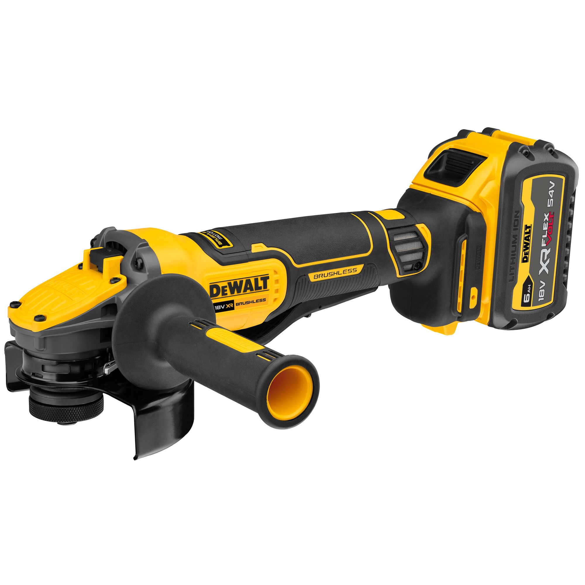 18V XR 125mm Angle Grinder With FLEXVOLT ADVANTAGE 1 X 6Ah DEWALT