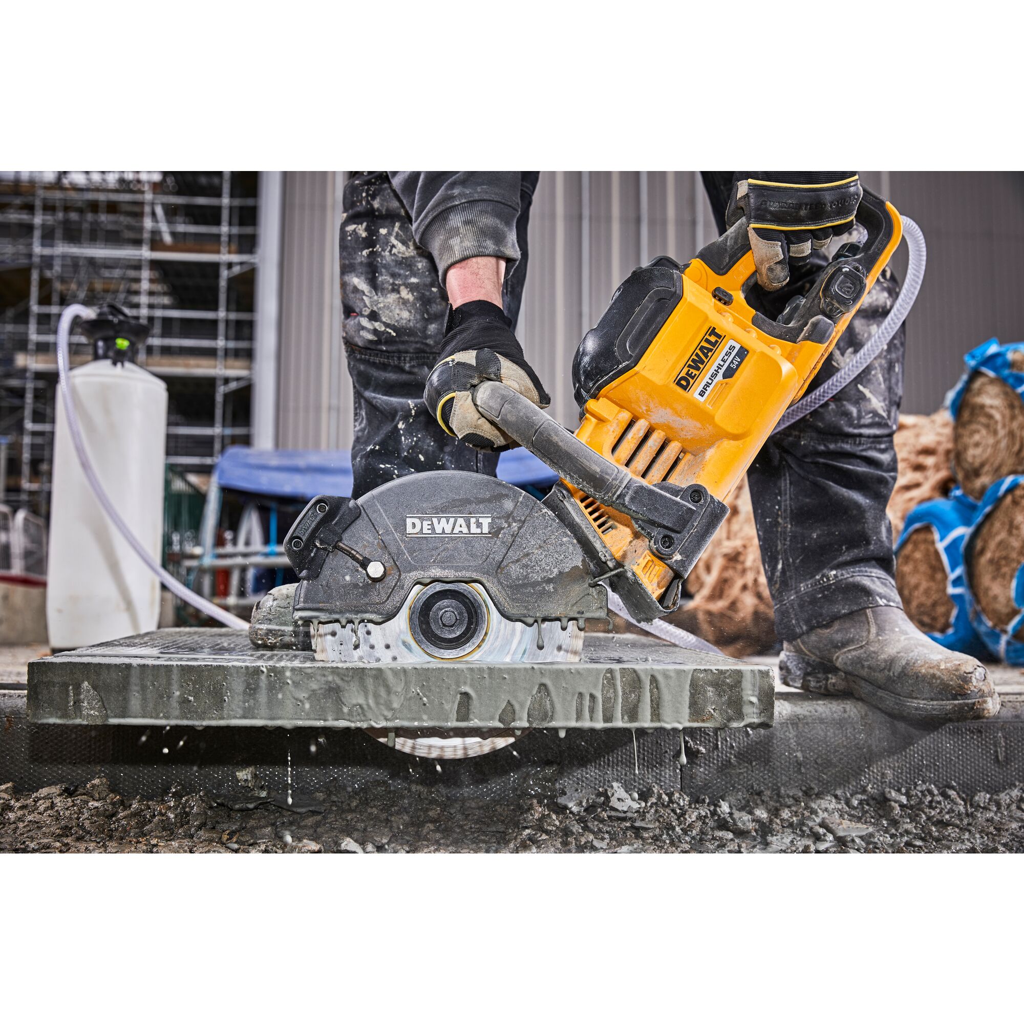 Dewalt flexvolt concrete discount saw