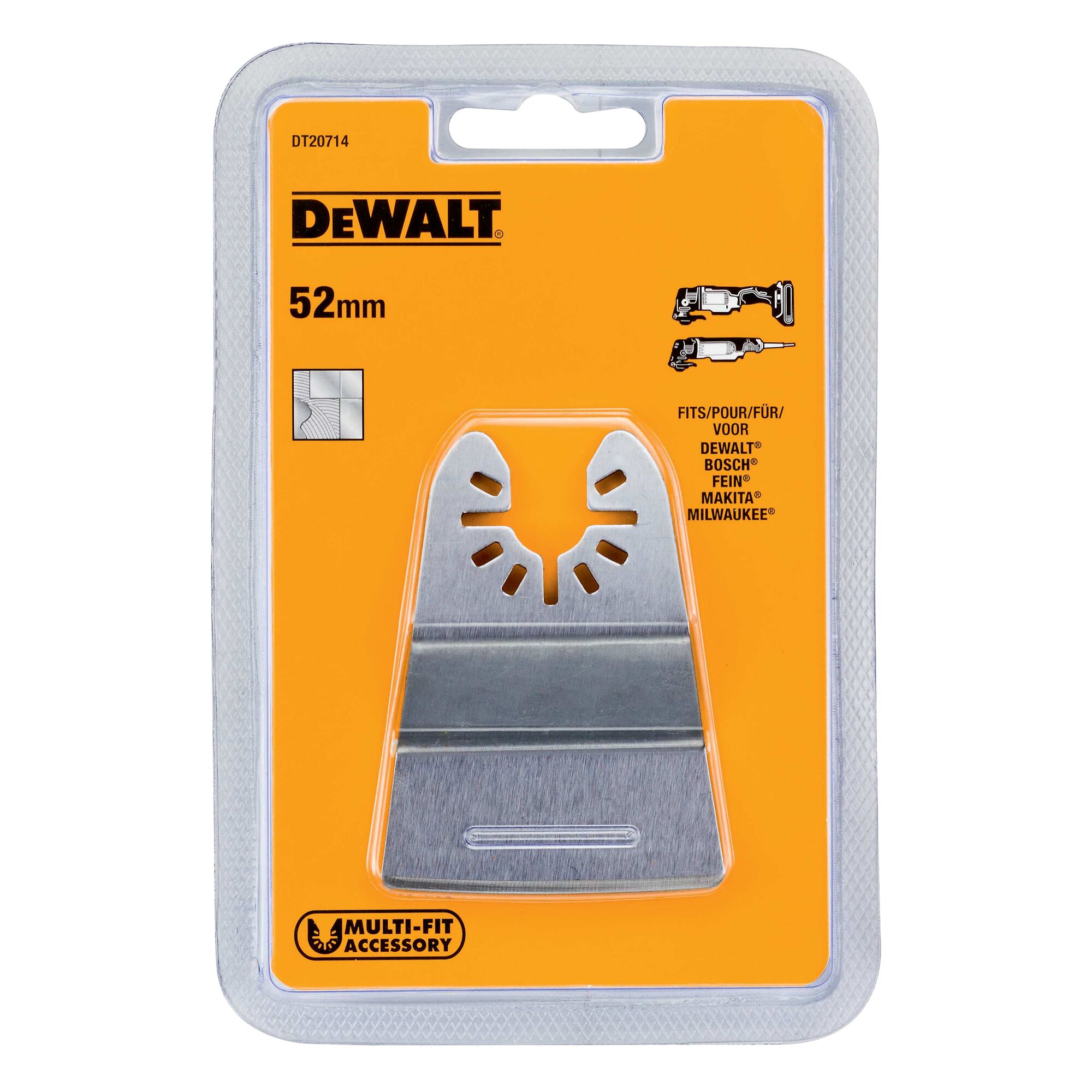 Stiff Scraper Blade 52mm DEWALT