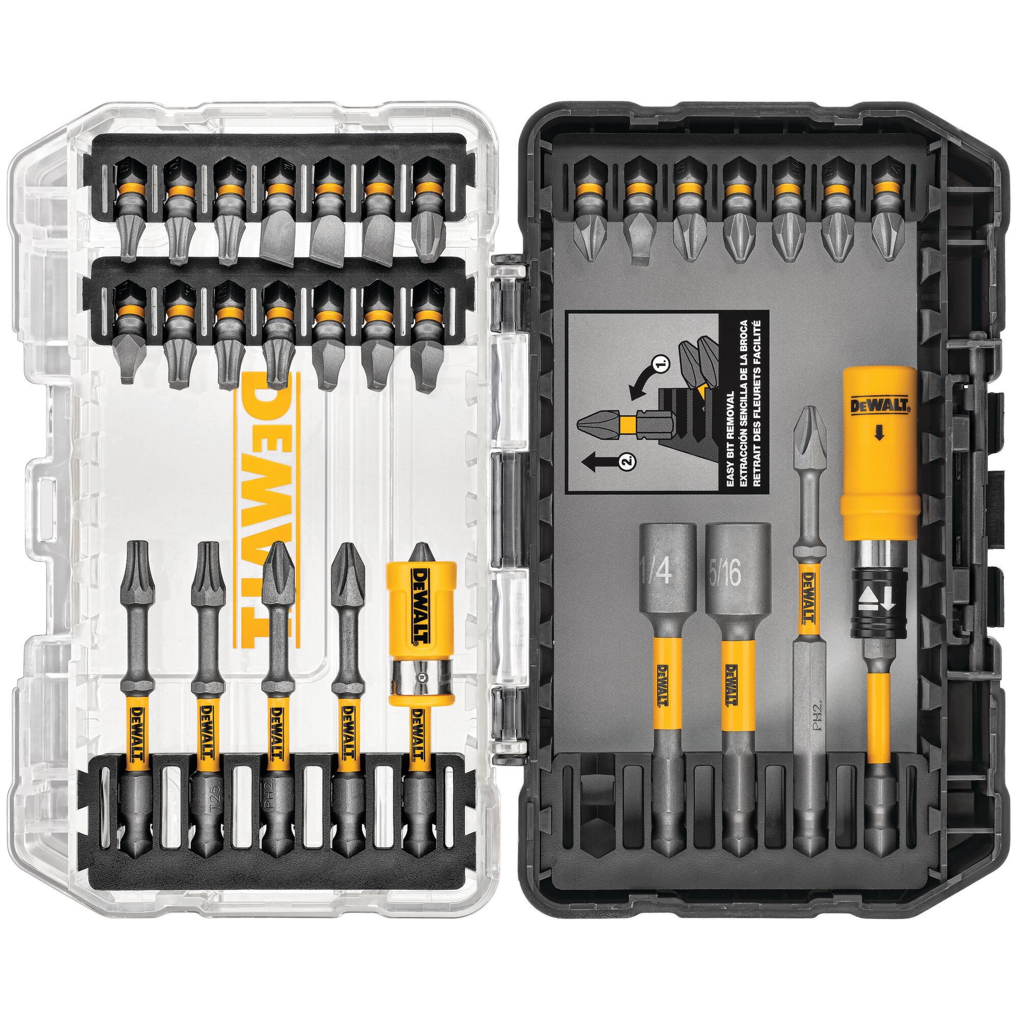 Dewalt torsion screwdriver bit deals set 31 piece