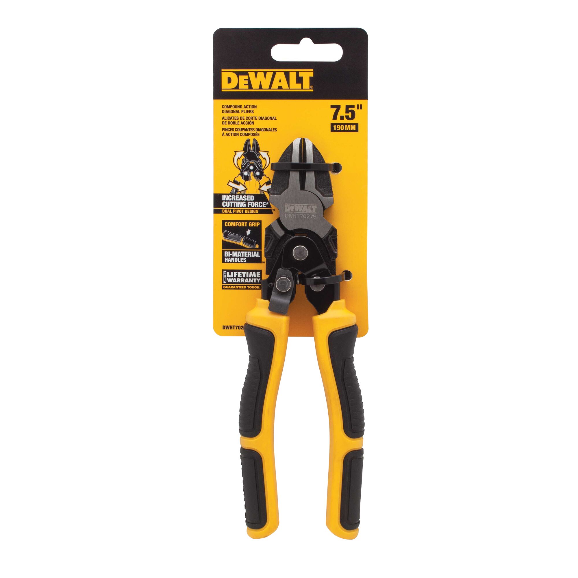 DEWALT COMPOUND ACTION SIDE CUTTERS | DEWALT